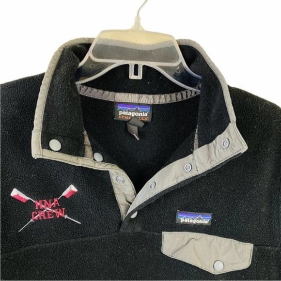 Patagonia Outdoor Hiking Sweater Pull-over Fleece Shirt SYNCHILLA Pullover - Picture 2 of 11